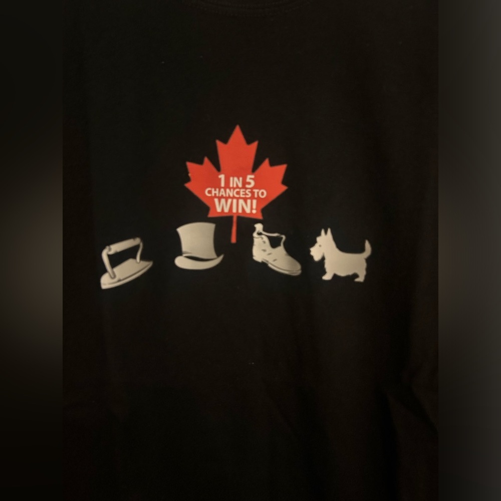 McDonalds x Monopoly Black T-Shirt Collectible - Picture 4 of 4